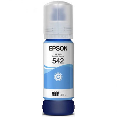 Epson T542 C13T06A292 Cyan Genuine EcoTank Ink Bottle 6,000 Prints