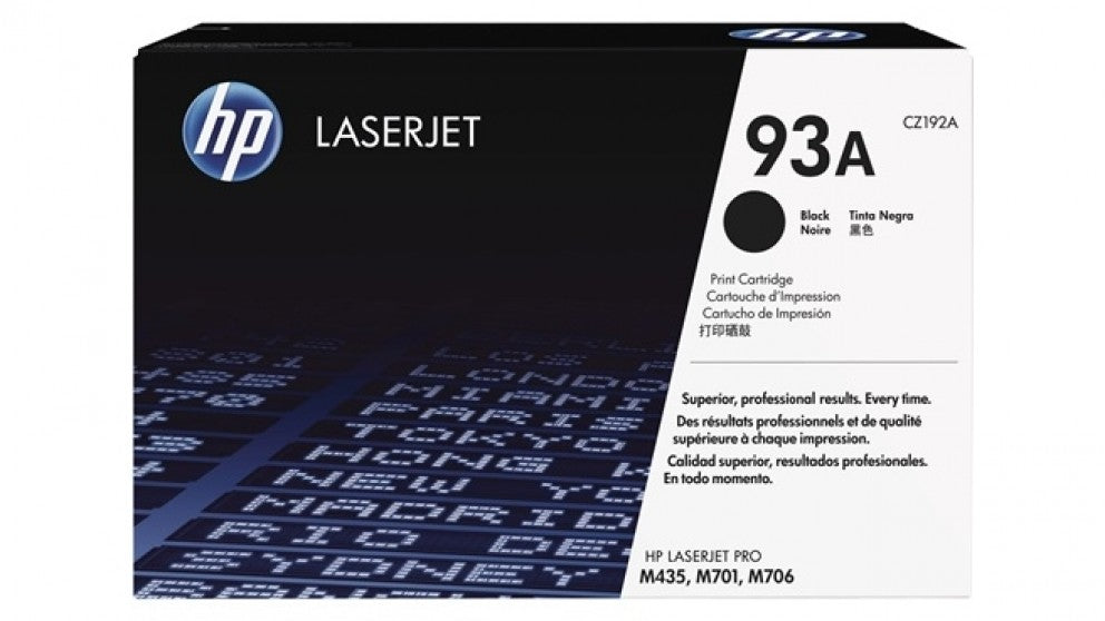 Genuine HP 93A CZ192A Toner Cartridge 12,000 Print Yield