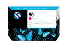 HP 80 C4874A Magenta Genuine Ink Cartridge 2,200 Print