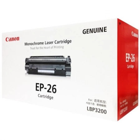 Canon EP26 Black Genuine Toner Cartridge 2,500 Prints