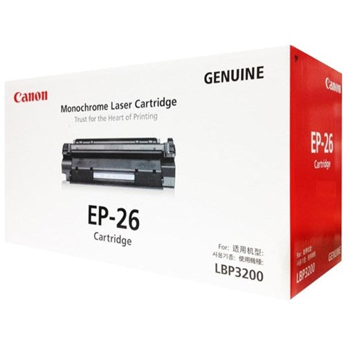 Canon EP26 Black Genuine Toner Cartridge 2,500 Print