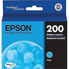 Epson 200 C13T200292 Cyan Genuine Ink Cartridge 165 Print