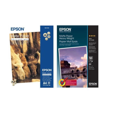 Epson Matte Paper A4 C13S041258 Genuine 50 Sheets 167gsm