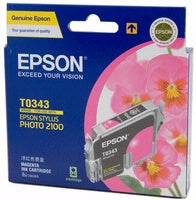 Epson T0343 C13T034390 Magenta Genuine Ink Cartridge 440 Print