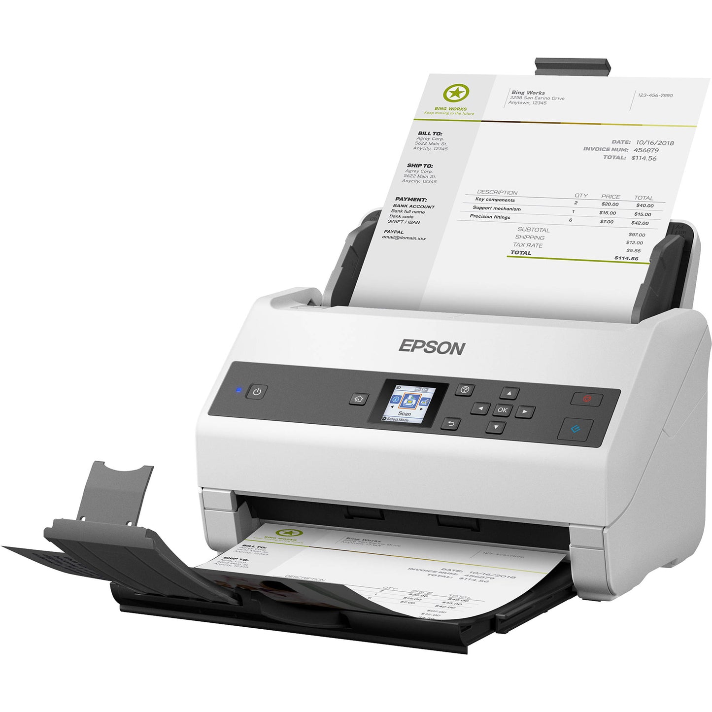 Epson WorkForce DS-870 A4 Document Scanner