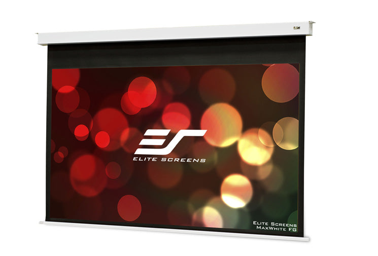 100" MOTORISED 16:9 RECESSED SCREEN IR & RF CONTROL WHITE 12V TRIGGER EVANESCE B