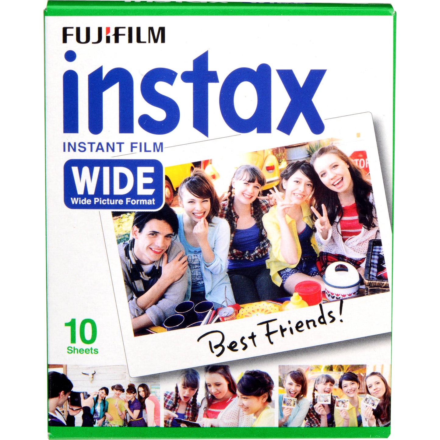 Pack of 10 Fujifilm instax WIDE Film - Compatible with Fujifilm Instax WIDE Camera
