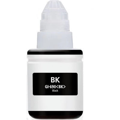 Canon GI690BK Black Compatible Ink Bottle 10,000 Prints