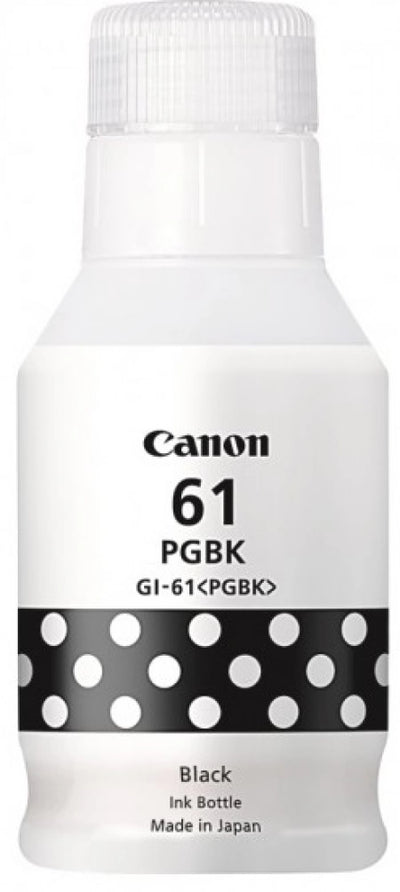 Genuine Canon GI-61BK Black Ink Bottle 6,000 Prints