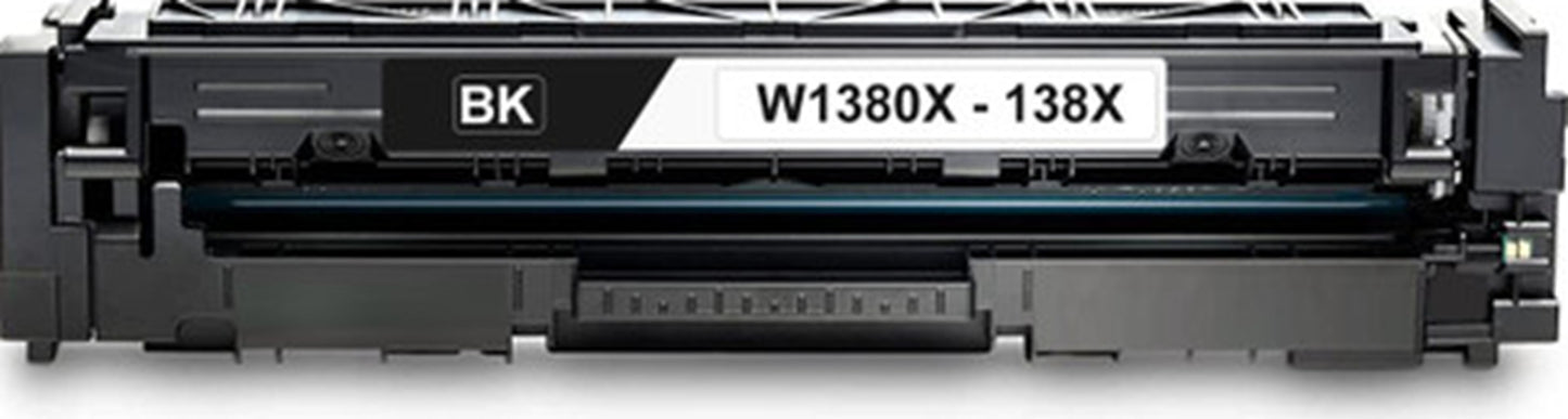 HP 138X Black Compatible Toner Cartridge W1380X 4,000 Print