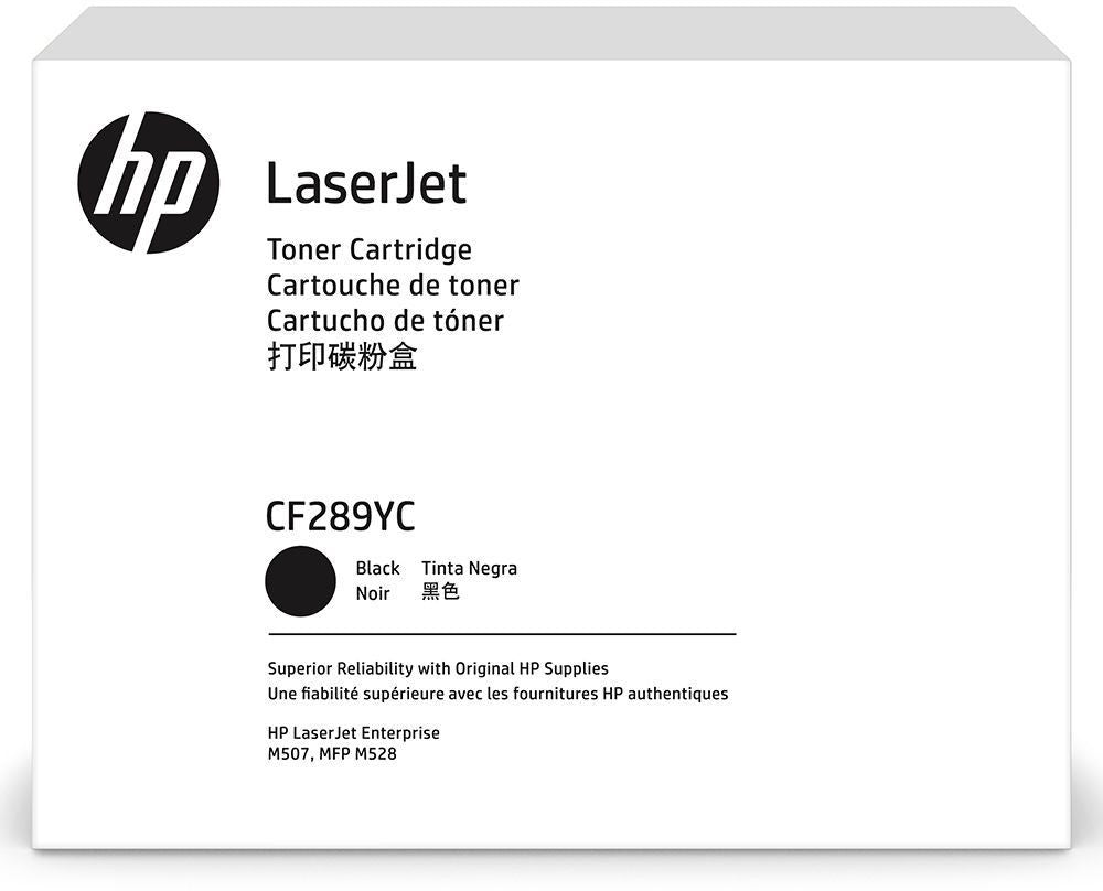 Genuine HP CF289YC Black Contract Toner Cartridge 20,000 Prints