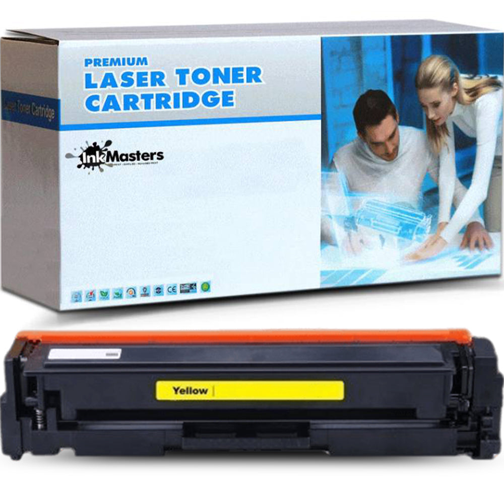 HP 202A CF502A Compatible Yellow Toner Cartridge 1,300 Print