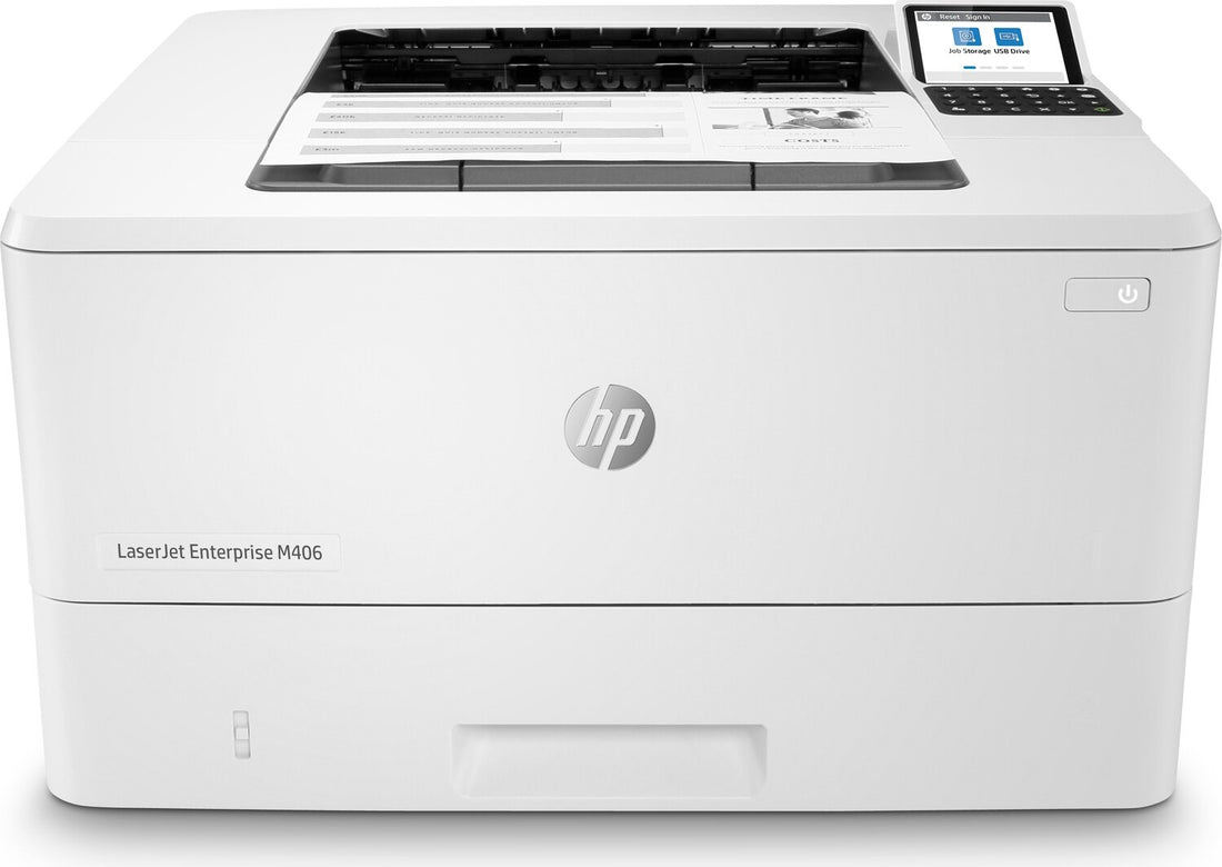 HP LaserJet M406dn Network Printer with Duplex Airprint