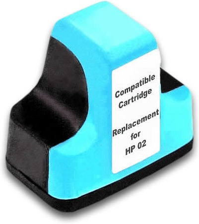 HP 02 C8774WA Light Cyan Compatible Ink Cartridge 350 Print