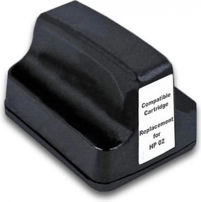 HP 02 C8721WA Black Compatible Ink Cartridge 480 Prints