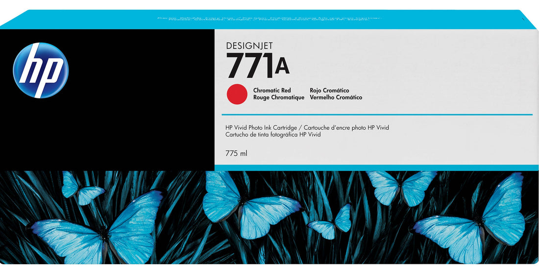 Genuine HP 771 B6Y00A Chromatic Red Inkjet Cartridge 775M