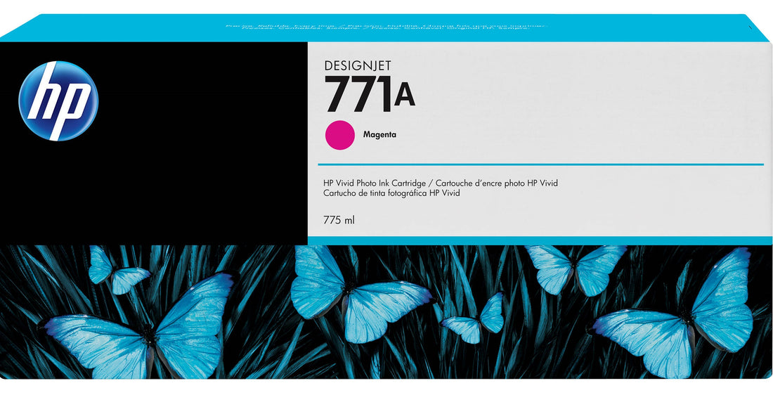 Genuine HP 771 B6Y01A Magenta Inkjet Cartridge 775M