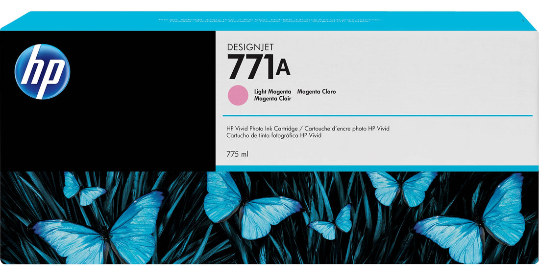 Genuine HP 771 B6Y03A Light Magenta Inkjet Cartridge 775M