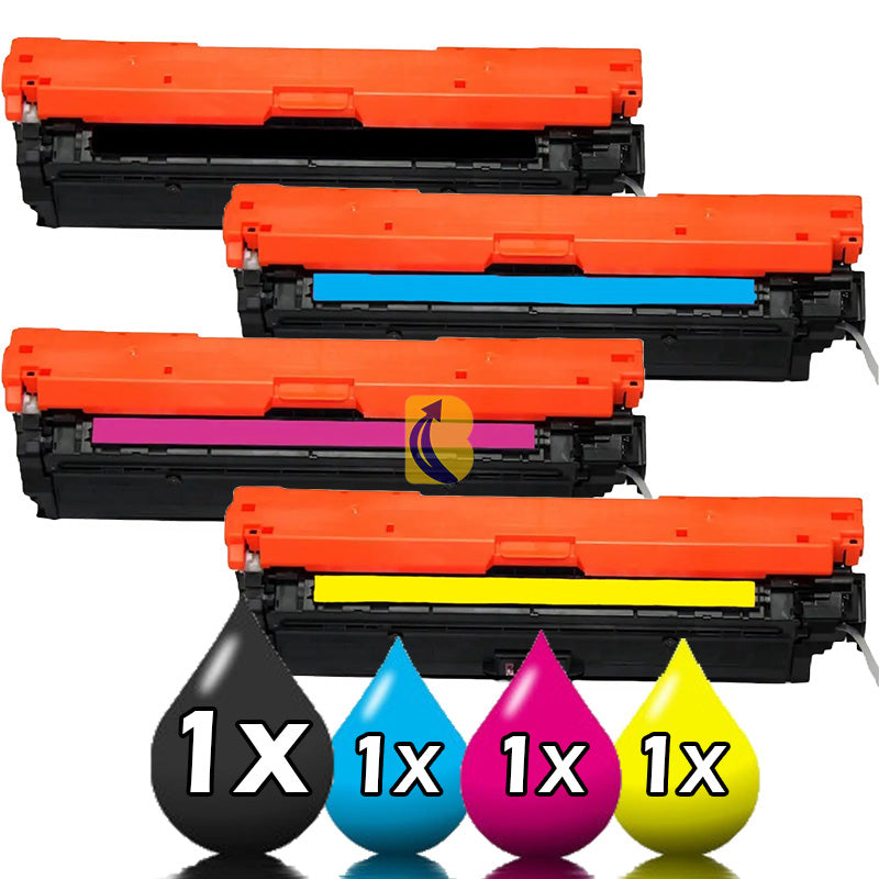 4 Pack HP 131A Compatible Toner Cartridges CF210A-CF213A 1BK,1C,1M,1Y