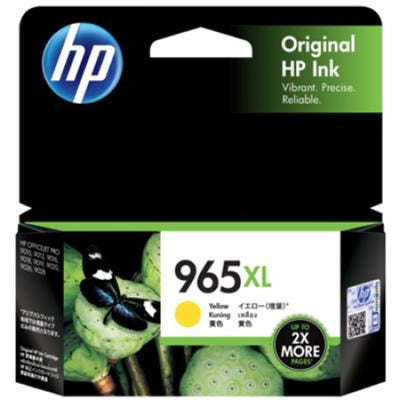 Genuine HP 965XL Yellow High Capacity Ink Cartridge 3JA83AA 1,600 Prints