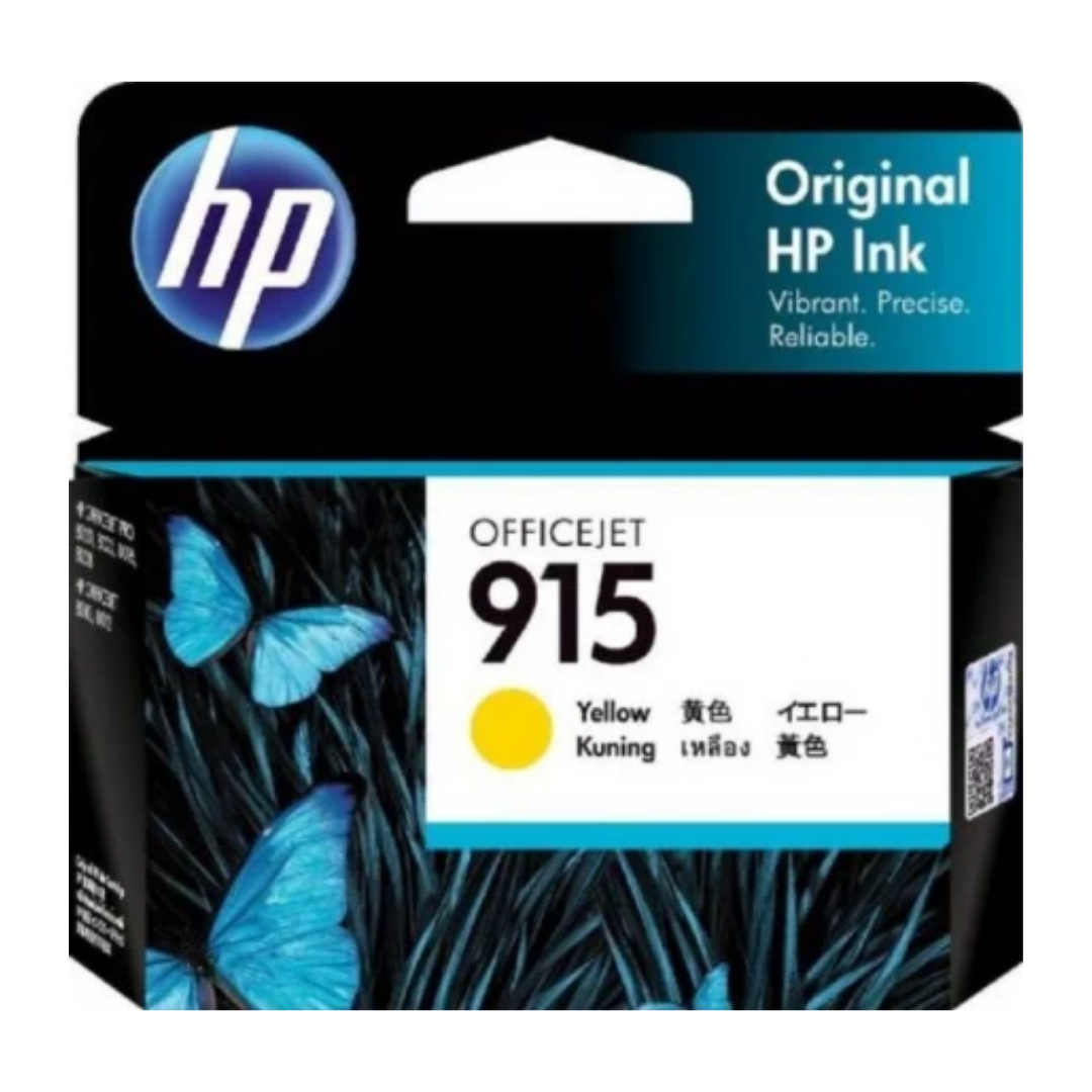 Genuine HP 915 Yellow Ink Cartridge 3YM17AA 315 Pages