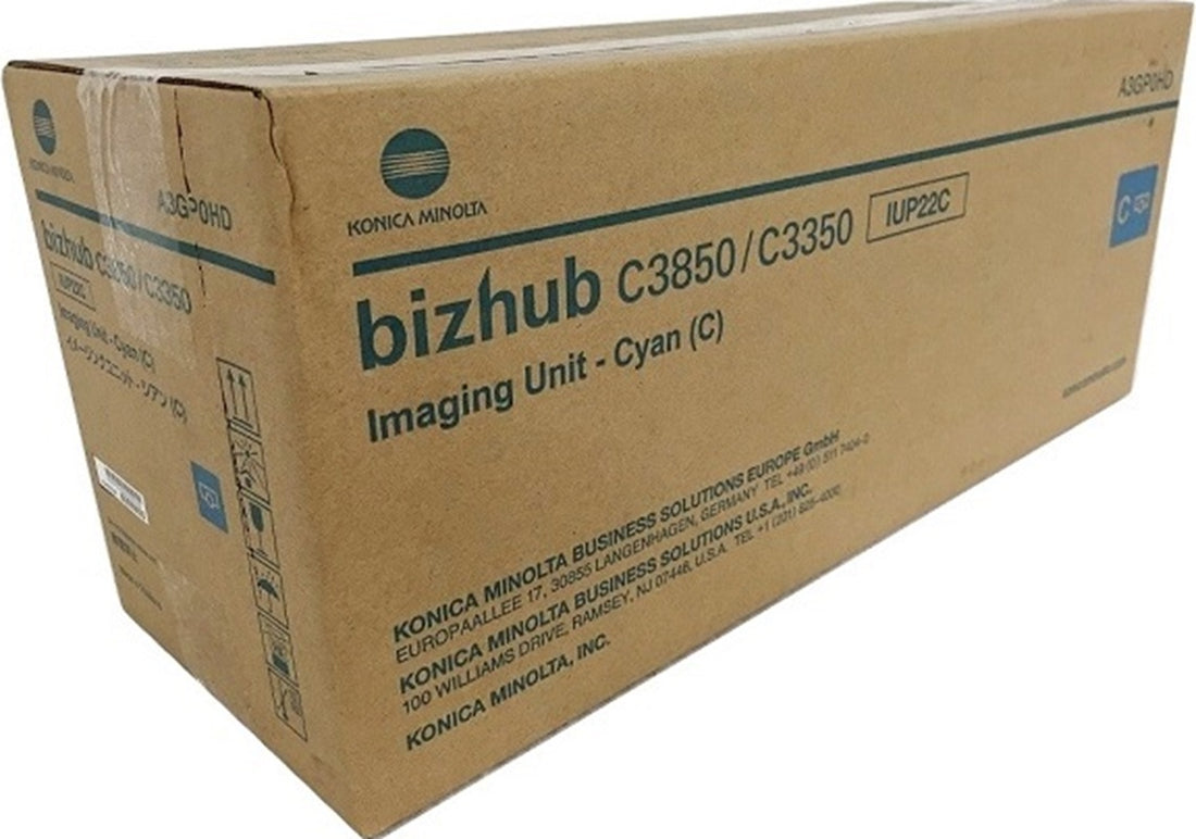 Genuine Konica Minolta Bizhub Cyan Imaging Drum Unit IUP22C A3GP0HD 50,000 Print