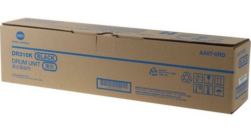 Konica Minolta DR316K Black Drum Unit AAV70RD 170,000 Print