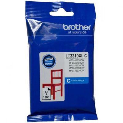 Genuine Brother LC3319XLC Cyan Ink 1,500 Pages