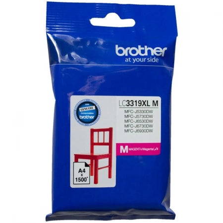 Genuine Brother LC3319XLM Magenta Ink 1,500 Pages