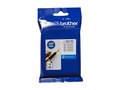 Genuine Brother LC3317C Cyan Ink 550 Pages