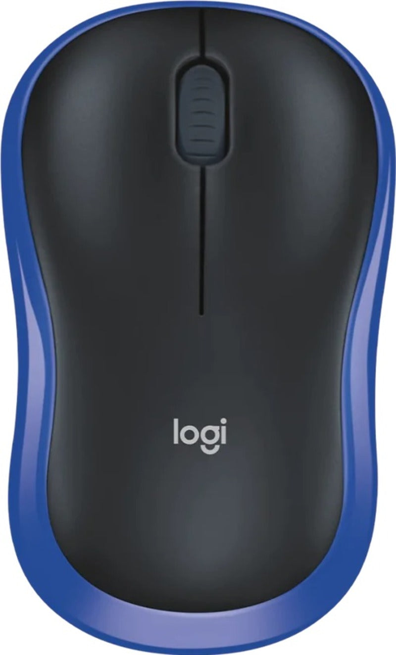 Logitech M185 Wireless Mouse (Blue)