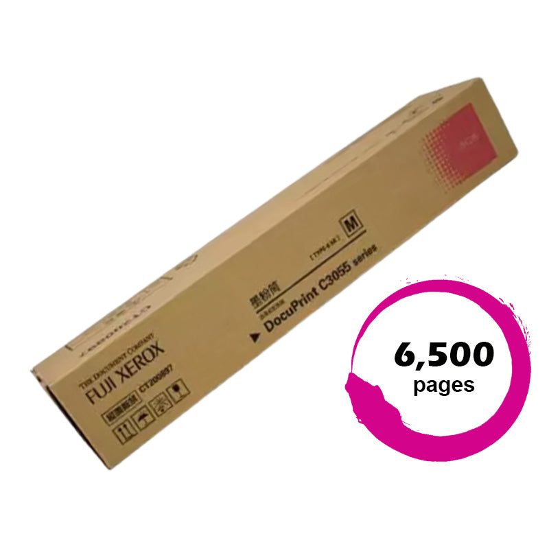 Genuine Fuji Xerox DocuPrint C3055DX CT200807 Magenta Toner Cartridge 6,500 Print