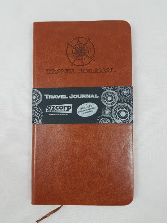 SP- JOURNAL TRAVEL OZCORP SLIM SOFT COVER TAN