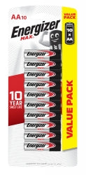 BATTERY ENERGIZER E91 AA BP10