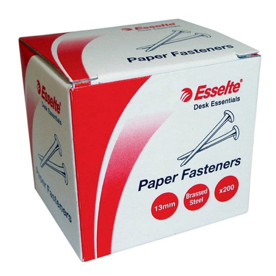 SP - PAPER FASTENER ESSELTE 13MM BX200