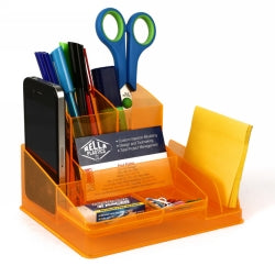 DESK ORGANISER ITALPLAST NEON ORANGE