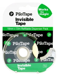 TAPE INVISIBLE PILOTAPE 18MMX33M ON DISP H/SEL