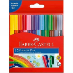 MARKER FABER-CASTELL CONNECTOR PENS WLT12
