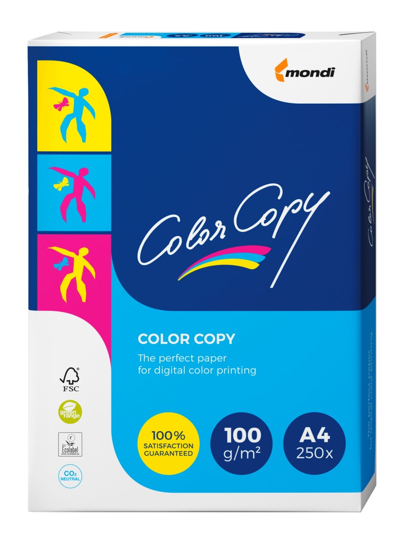 COPY PAPER COLOR COPY A4 100GSM WHITE 250 SHEET