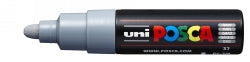 SP - MARKER POSCA 4.5MM PC7M BOLD BULLET TIP GREY