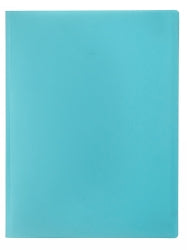 SP- DISPLAY BOOK MARBIG A4 12 POCKET SOFT TOUCH MARINE