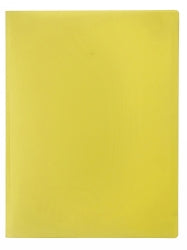 SP- DISPLAY BOOK MARBIG A4 12 POCKET SOFT TOUCH YELLOW
