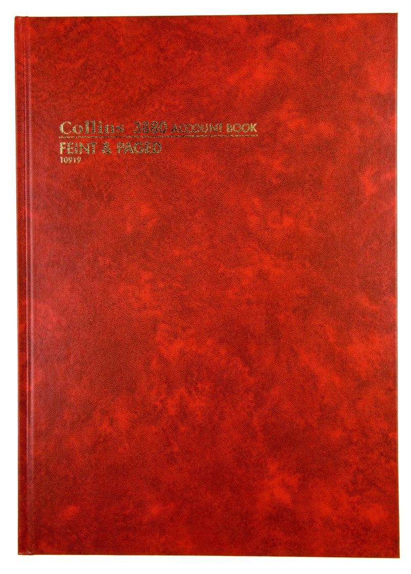 ACCOUNT BOOK COLLINS 3880 FEINT & PAGED
