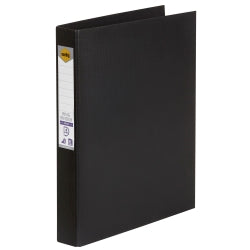BINDER MARBIG A4 PE 4 D-RING 25MM BLACK