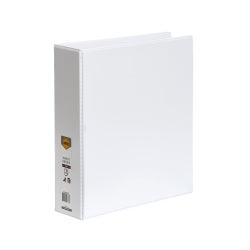 BINDER INSERT MARBIG A4 CLEARVIEW 3 D-RING 50MM WHITE