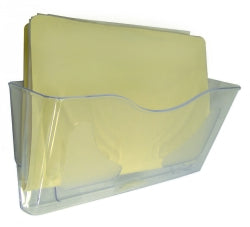 DEFLECT-O DOCUPOCKET WALL POCKET L/S CLEAR 63101