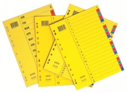 DIVIDERS BANTEX A4 BRIGHT A-Z