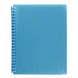 DISPLAY BOOK MARBIG A4 INSERT COVER REFILLABLE MARINE 20P