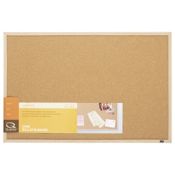CORK BOARD QUARTET OAK FINISH 580X890M