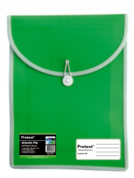 ATTACHE CASE PROTEXT FILE WITH ELASTIC CLOSURE LIME